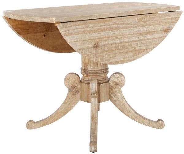 Safavieh Forest Drop Natural Leaf Round Dining Table