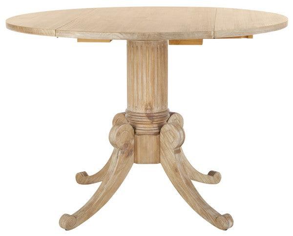 Safavieh Forest Drop Natural Leaf Round Dining Table