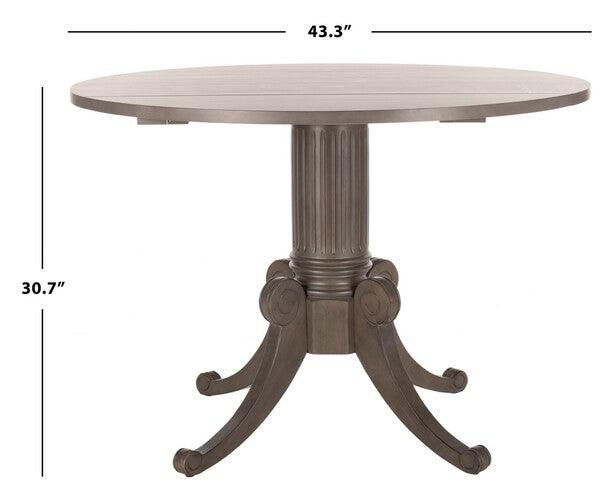 Safavieh Forest Grey Wash Drop Leaf Dining Table