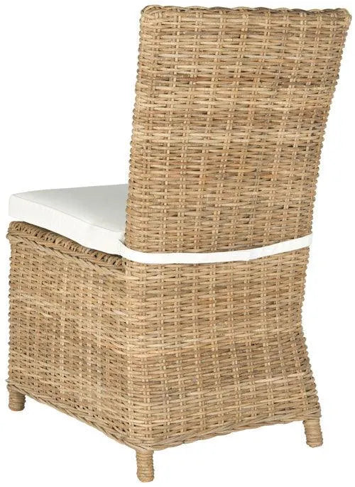 Safavieh Sebesi Natural Rattan Island Side Chair (Set of 2)