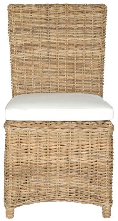 Safavieh Sebesi Natural Rattan Island Side Chair (Set of 2)