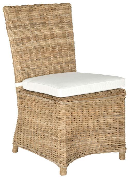 Safavieh Sebesi Natural Rattan Island Side Chair (Set of 2)