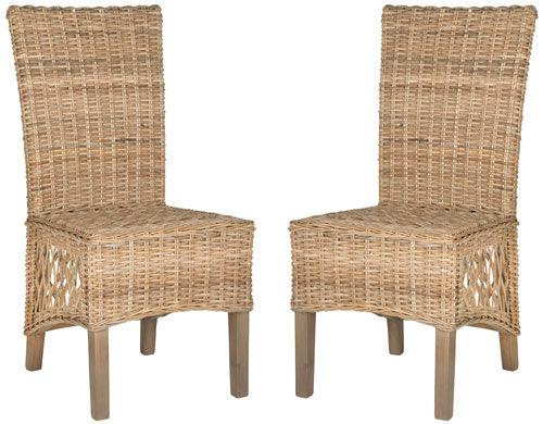 Safavieh Sumatra Natural Rattan Side Chair (Set of 2)