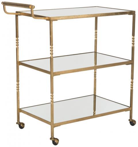 Safavieh Aurelius Gold Bar Cart