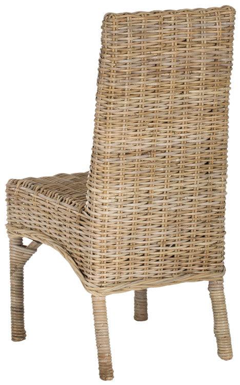 Safavieh Beacon Natural Woven Rattan Side Chair (Set of 2)