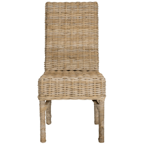 Safavieh Beacon Natural Woven Rattan Side Chair (Set of 2)