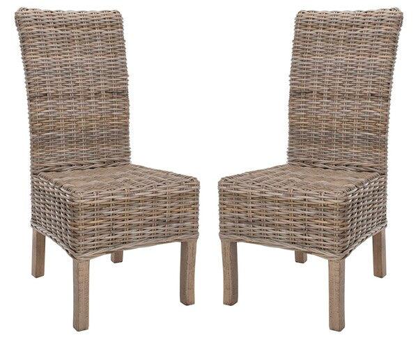 Safavieh Quaker Natural Rattan Side Chair (Set of 2)