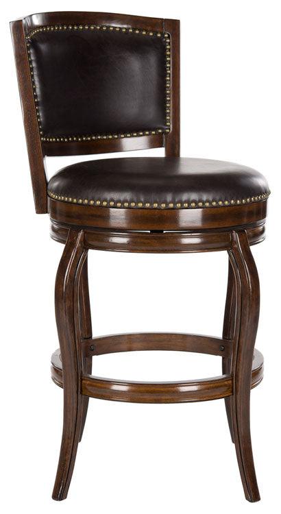 Safavieh Pasquale Espresso Italian Style Bar Stool