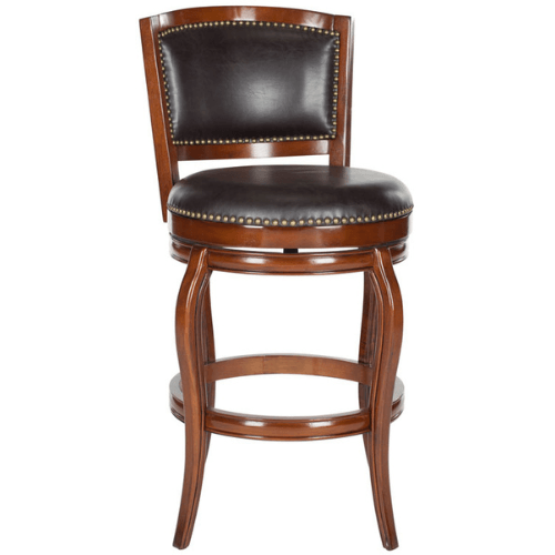 Safavieh Pasquale Brown Italian Style Bar Stool