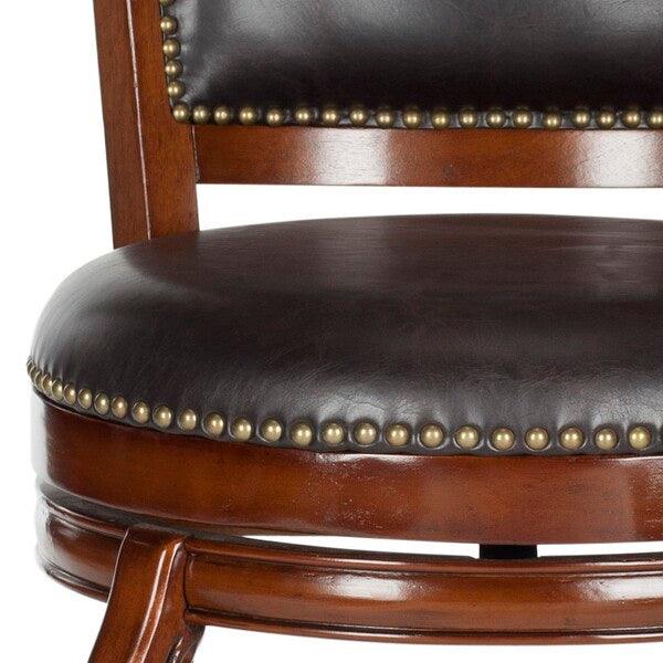 Safavieh Pasquale Brown Italian Style Bar Stool