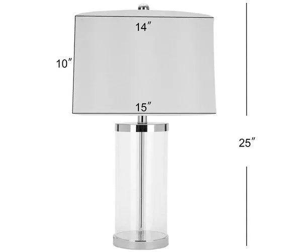 Safavieh Jeanie Glass Cylinder Table Lamp (Set of 2)