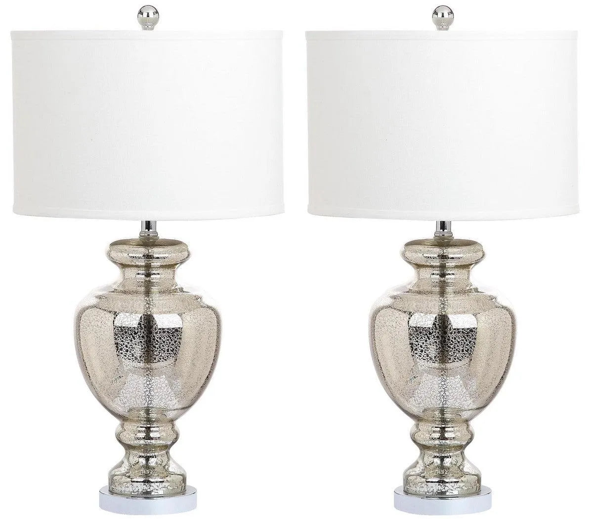 Safavieh Morocco Mercury Glass Table Lamp (Set of 2)