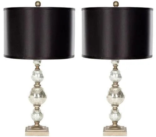 Safavieh Nettie Mercury Glass Table Lamp (Set of 2)