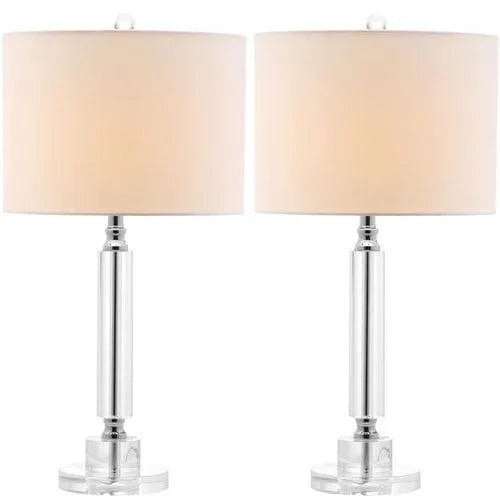 Safavieh Deco Column Crystal Table Lamp (Set of 2)