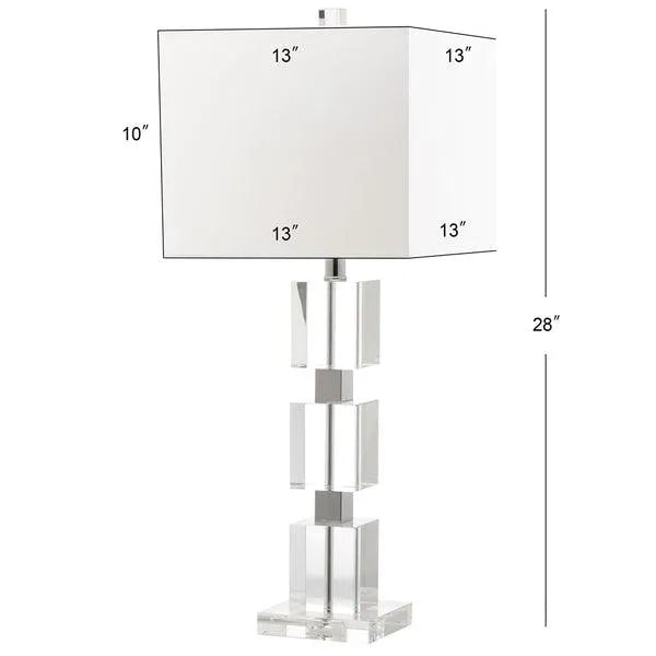 Safavieh Ice Palace Crystal Cube Table Lamp