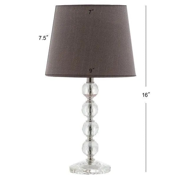 Safavieh Nola Stacked Crystal Ball Table Lamp (Set of 2)