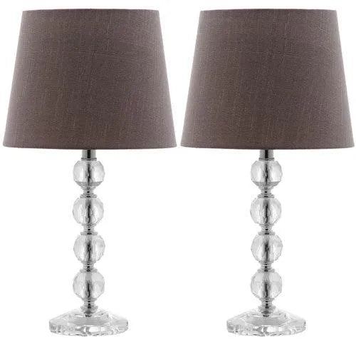 Safavieh Nola Stacked Crystal Ball Table Lamp (Set of 2)