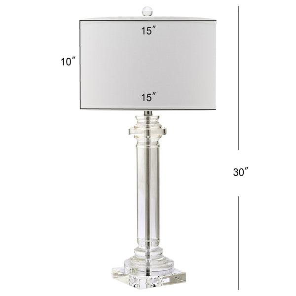 Safavieh Nina Crystal Column Table Lamp