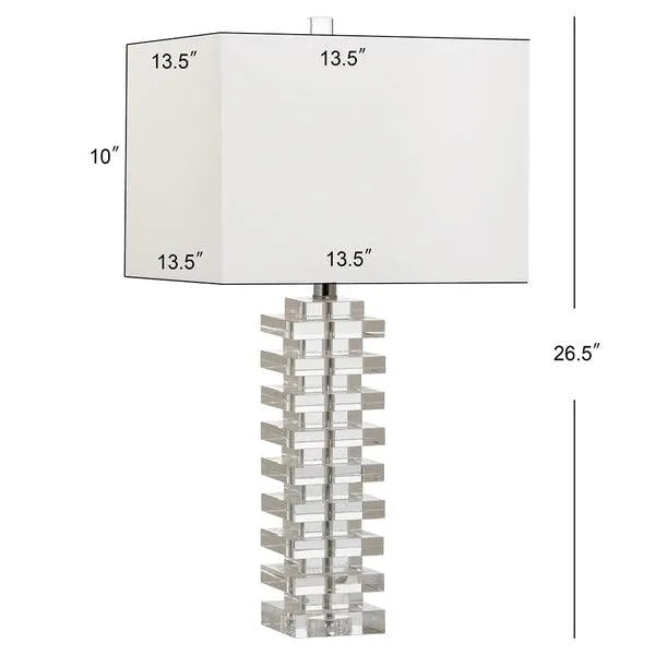 Safavieh Swift Crystal Block Table Lamp