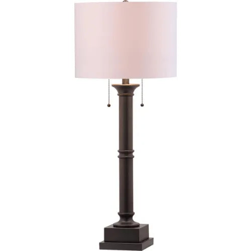 Safavieh Estilo Slate Grey Column Table Lamp (Set of 2)