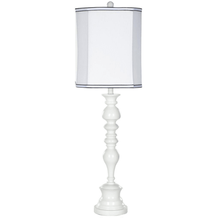 Safavieh Polly White New England Candlestick Table Lamp