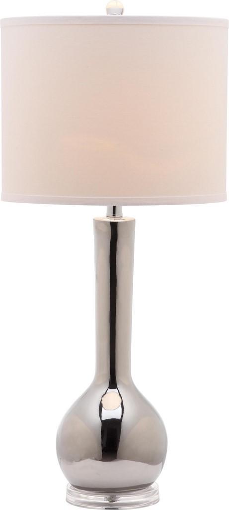 Safavieh Mae Silver Elongated Ceramic Table Lamp