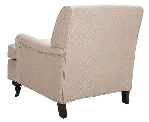 Safavieh Chloe Antique Gold Linen Club Chair