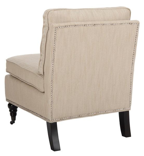 Safavieh Randy Off White Linen Slipper Chair