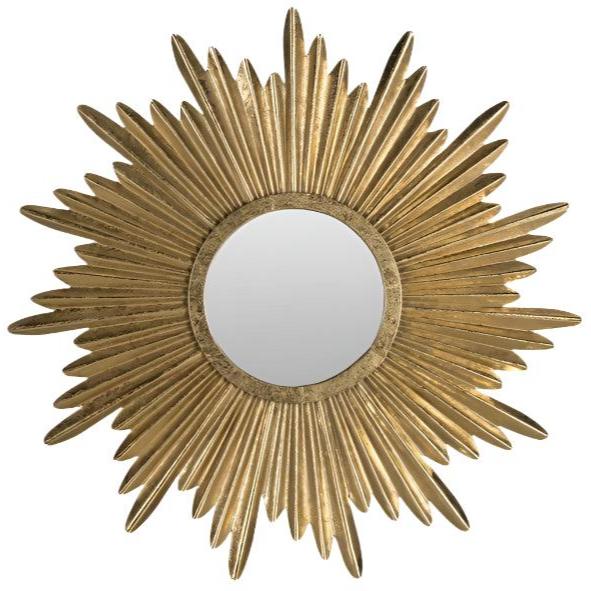 Safavieh Josephine Antique Gold Sunburst Mirror