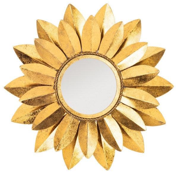 Safavieh Larcen Golden Petals Mirror