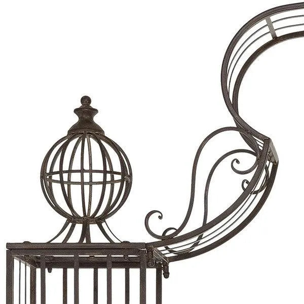 Safavieh Beatrix Rustic Brown Iron Outdoor Garden Arbor