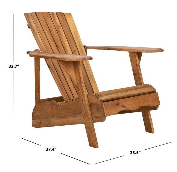 Safavieh Mopani Natural Adirondack Chair