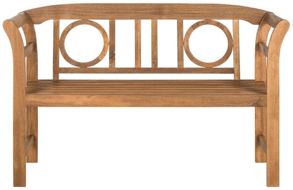 Safavieh Moorpark Natural Wood Garden Bench