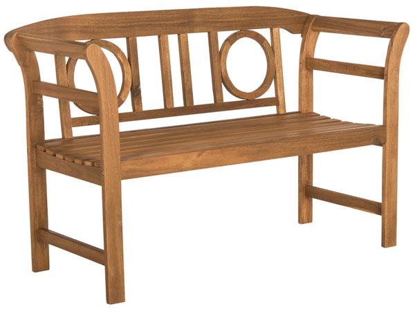 Safavieh Moorpark Natural Wood Garden Bench