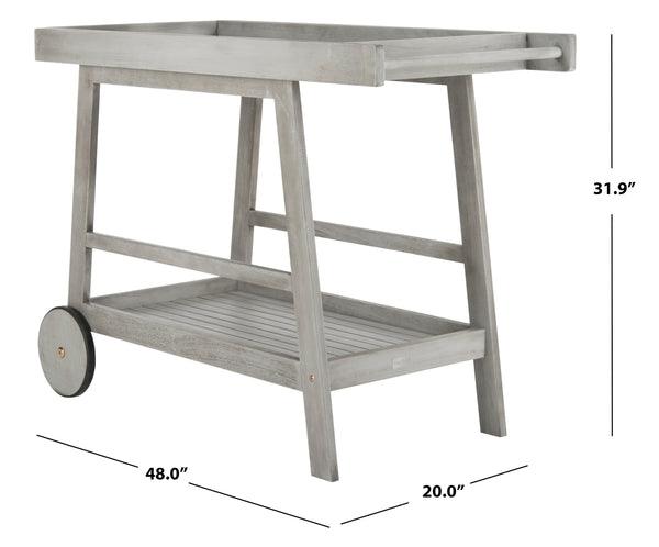 Safavieh Grey Indoor-Outdoor Bar Cart