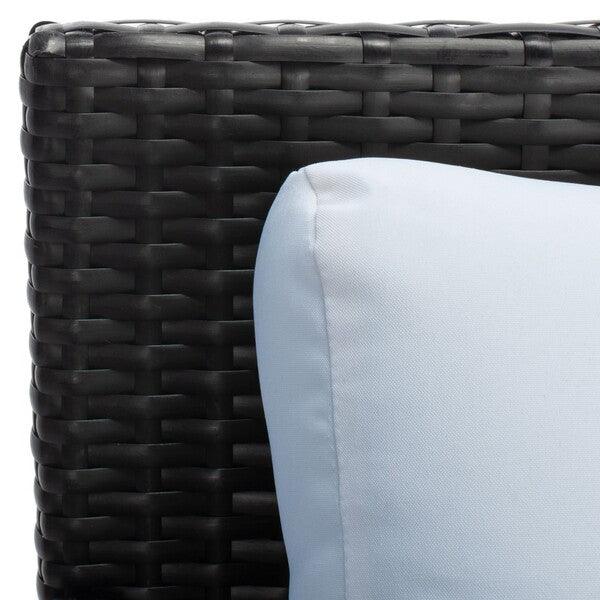 Safavieh Cadeo Black Wicker Poolside Daybed