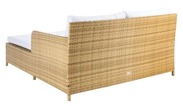 Safavieh Cadeo Natural Wicker Poolside Daybed