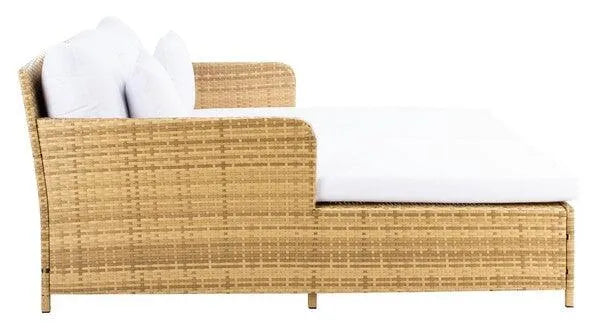 Safavieh Cadeo Natural Wicker Poolside Daybed