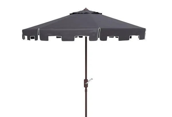 Safavieh Zimmerman Navy-White Round Market Umbrella (11ft)