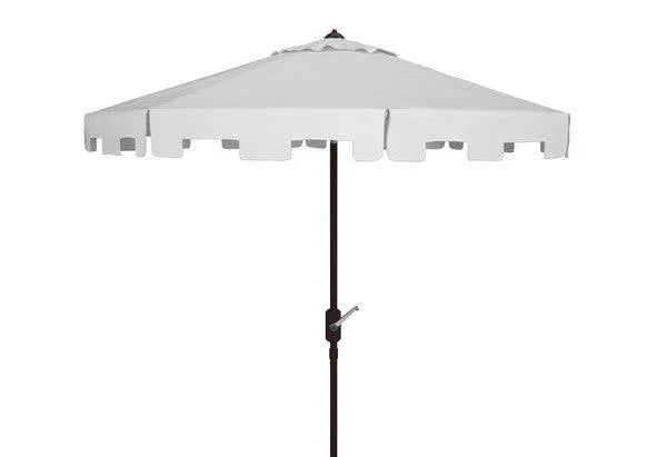 Safavieh Zimmerman White Round Market Umbrella (11ft)