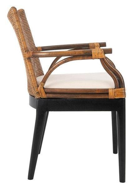 Safavieh Gianni British Colonial Natural Rattan Arm Chair