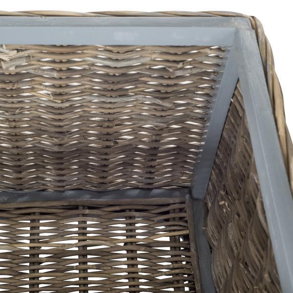 Safavieh Mikasi Natural-Grey Wicker Basket