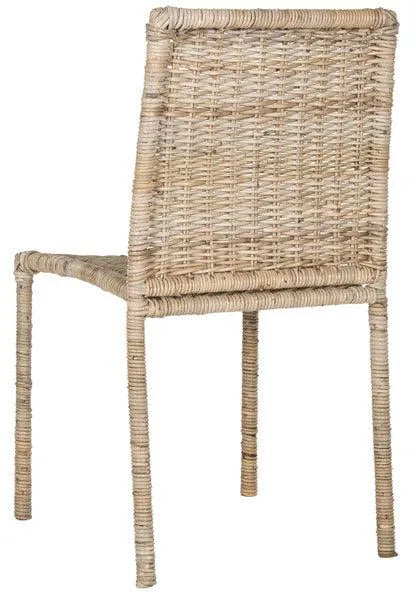 Safavieh Makassar Grey Rattan Side Chair