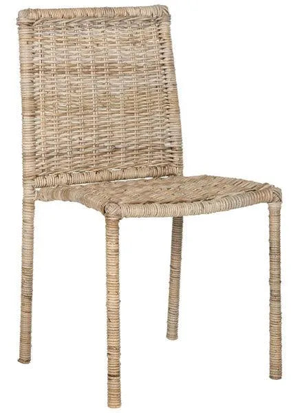 Safavieh Makassar Grey Rattan Side Chair