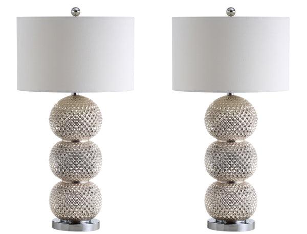 Safavieh Darcia Triple Orb Chrome Table Lamp