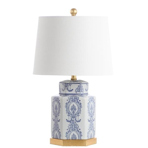 Safavieh Bodin Lapis Blue Ornate Ceramic Table Lamp (Set o 2)