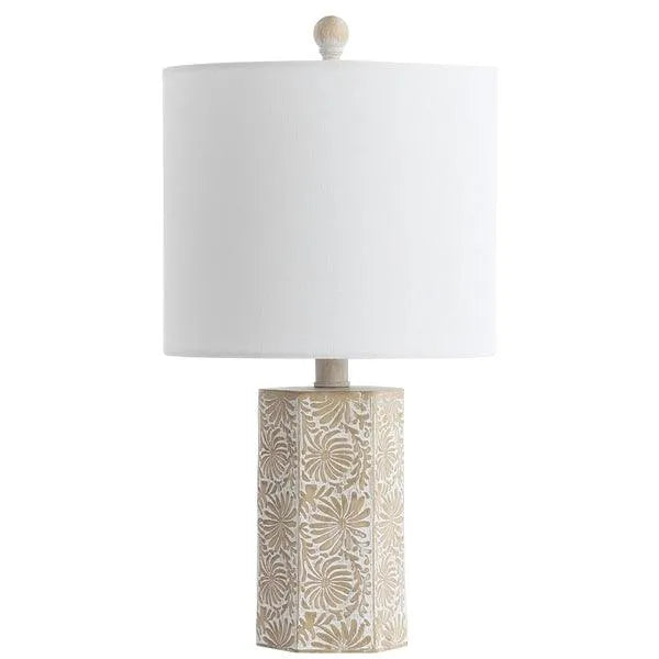 Safavieh Eliseo Beige Pattern Table Lamp