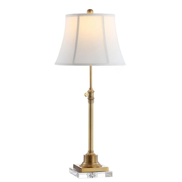 Safavieh Callen Brass Traditional British Table Lamp (Set of 2)