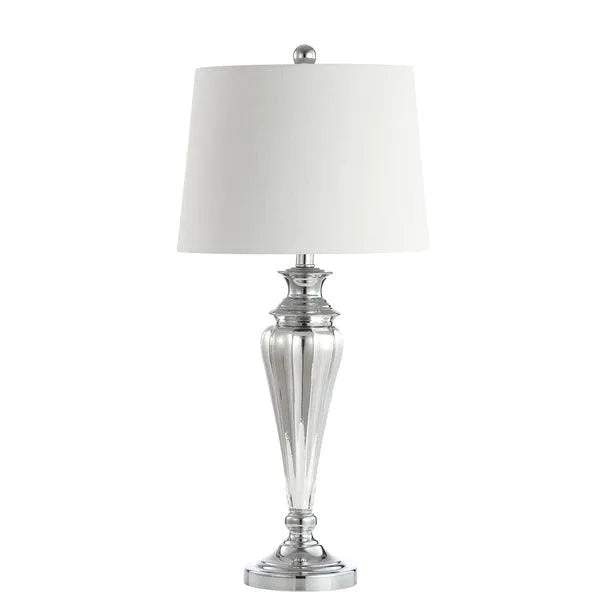 Safavieh Trent Deco Fluted Silver Table Lamp