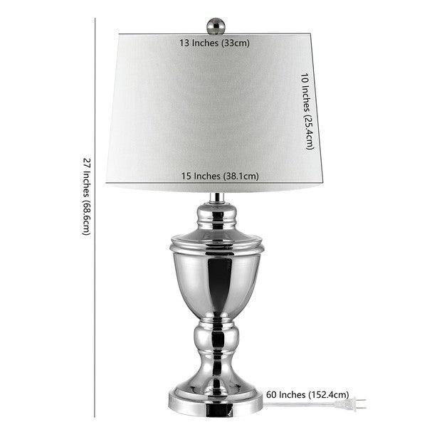 Safavieh Ressa Medieval Goblet Nickel Table Lamp